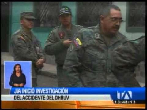 Inician investigaciones del accidente aéreo en Huigra