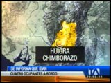 Helicóptero cae en Chimborazo