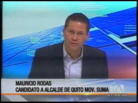 Mauricio Rodas, candidato a la alcaldía de Quito