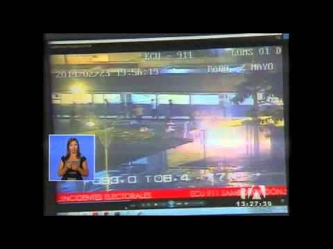 Cámaras del ECU911 registraron a los responsables de los disturbios en Guayas