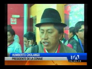 La Conaie realiza congreso nacional para elegir autoridades