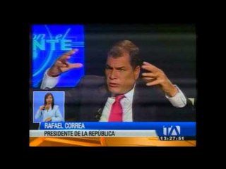 Rafael Correa: "Se ha demostrado que Alianza País no está consolidado"