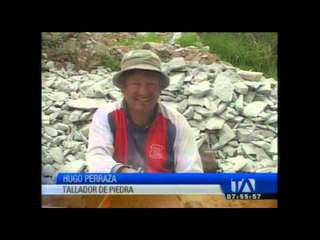 'Mi oficio es:' Tallador de piedra