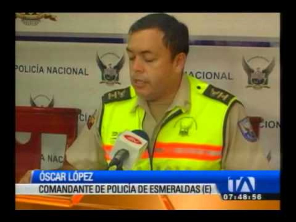 Operativos antidrogas en Esmeraldas dejan más de media tonelada de droga decomisada