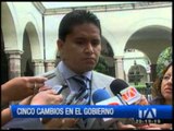 Correa decreta cambios en Ministerios