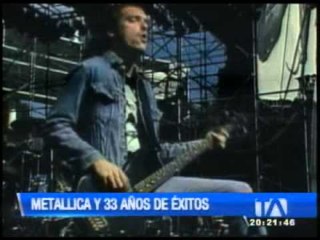 33 años de trayectoria de Metallica llegan a Quito