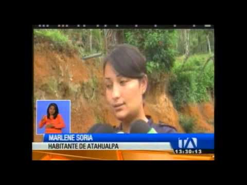 120 familias son afectadas por grietas y deslizamientos en un cerro de El Oro