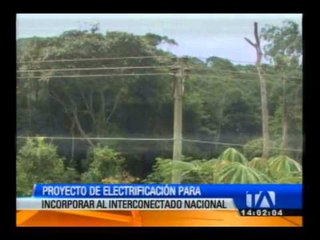 Trabajan para instalar red eléctrica en Taisha