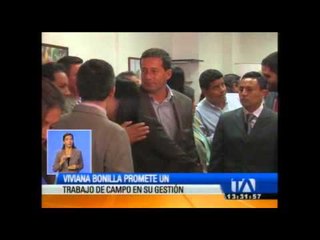 Viviana Bonilla promete un trabajo de campo en su gestión