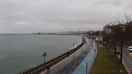 Marmara Denizi'nde Ulaşıma Poyraz Engeli