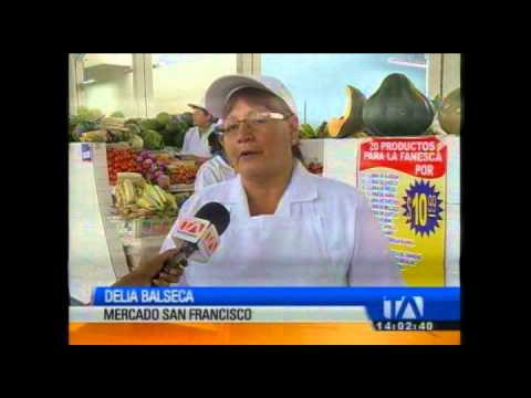 Mercados alistan la oferta para la venta de los productos de la Fanesca