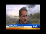 Zonas cercanas al volcán Tungurahua registran caída de ceniza