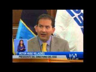 Hugo Villacrés asume la Presidencia del IESS