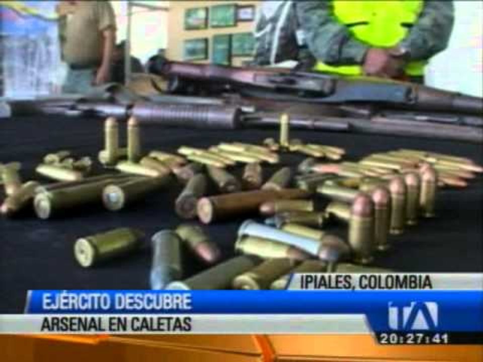 Ejército desmantela taller de armas artesanales