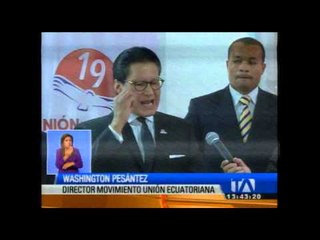 Exfiscal general del Ecuador presenta movimiento político