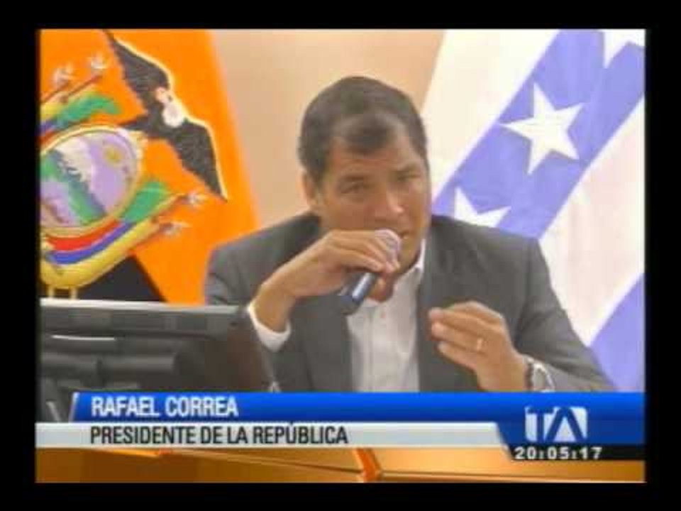 Así respondió Correa al colectivo Yasunidos