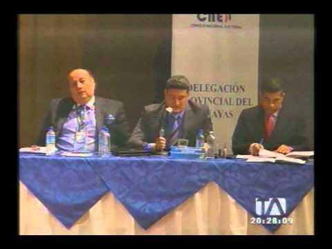 Guayaquil: CNE entrega credenciales