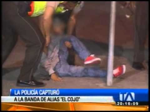 Policía desarticula banda delictiva en GUayaquil