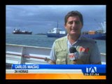 Galápagos: Intensifican trabajos para descargar buque encallado