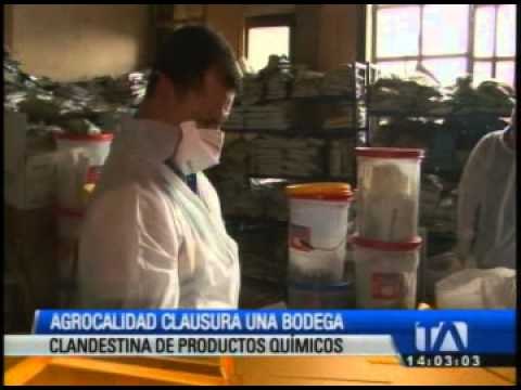 Clausuran bodega clandestina de productos químicos
