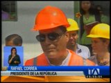 Presidente Correa recorrió obras educativas en Guayaquil