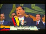 Presidente Correa anuncia apoyo a iniciativa de reelección indefinida