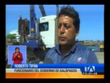 Camión-grúa accidente en Galápagos