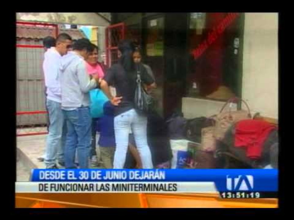 30 de junio dejarán de funcionar miniterminales...