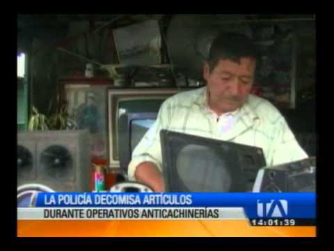 Policía decomisa objetos de dudosa procedencia en Cuenca