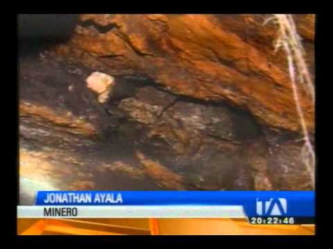 Conozca cómo trabajan obreros de minas en Ecuador