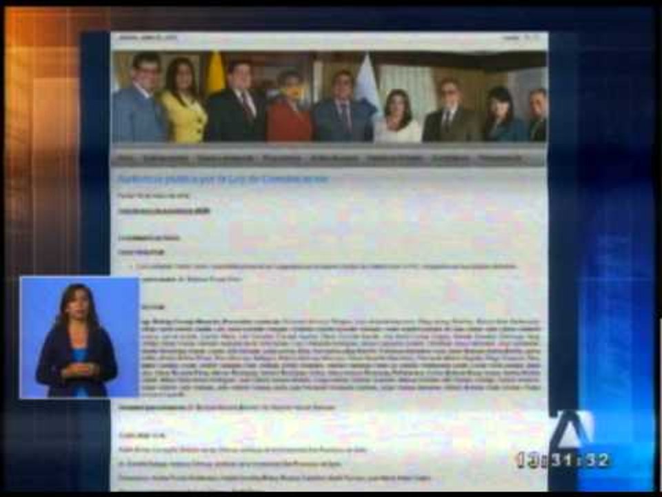 Llaman a audiencia a contra cuatro periódicos por omitir información de gira de Correa