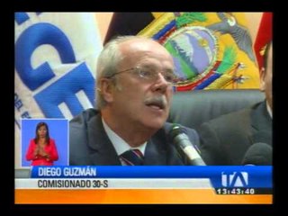 Comisión que investigó el 30S entregó su informe al Fiscal