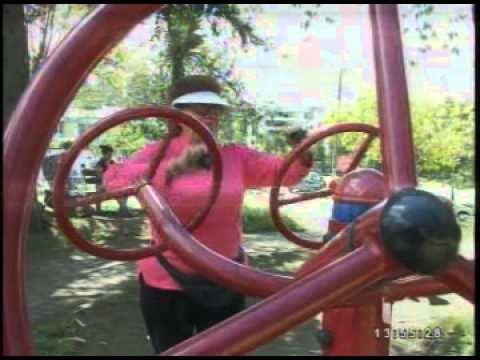 Máquinas de ejercicios son robadas de parques de la Capital