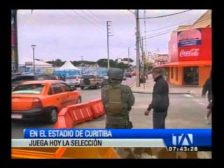 Ecuador enfrenta hoy a Honduras en el estadio de Curitiba