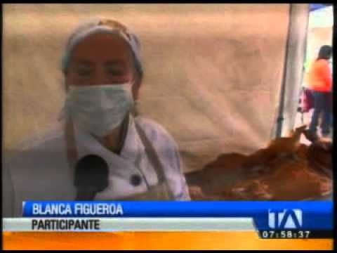 En Tulcán se realizó la semifinal del Campeonato mundial del hornado