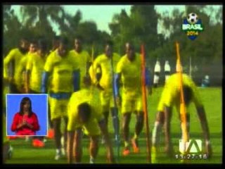 Ecuador entrena pensando en su partido ante Francia
