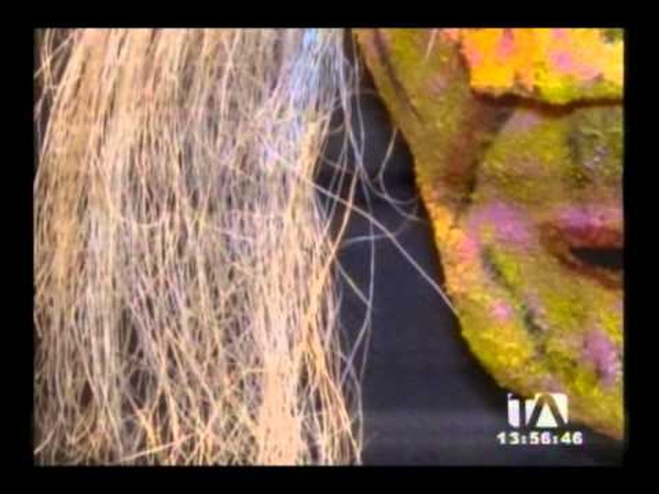 Ramiro Álvarez es creador de máscaras artísticas