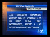 Diario Hoy cerró la edición impresa