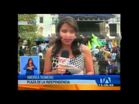 Indígenas apoyan a Correa en la aprobación de Ley de Recursos Hídricos