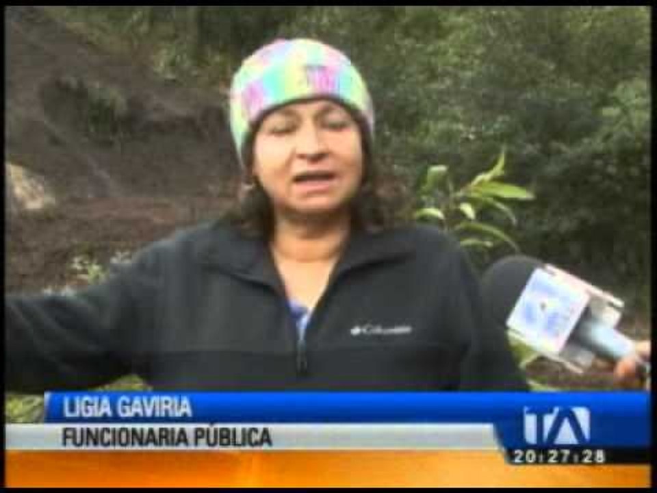 Deslave interrumpe la vía Macas   Riobamba