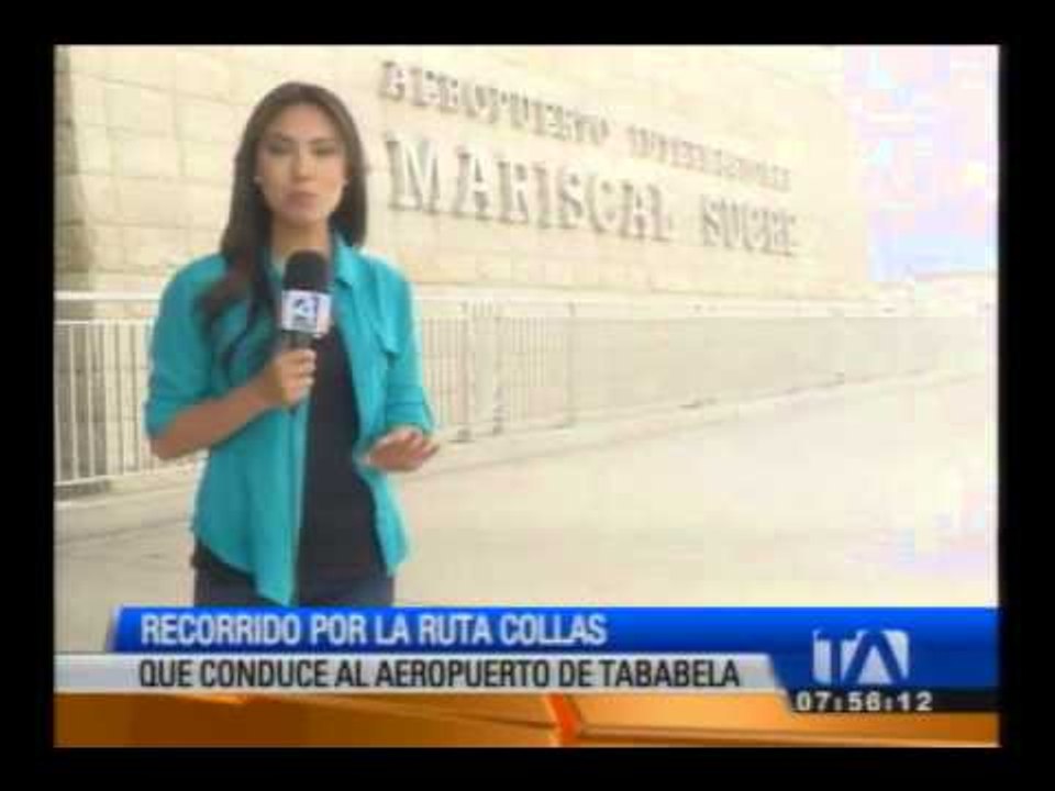 La Ruta Collas reduce el tiempo de traslado al aeropuerto de Tababela