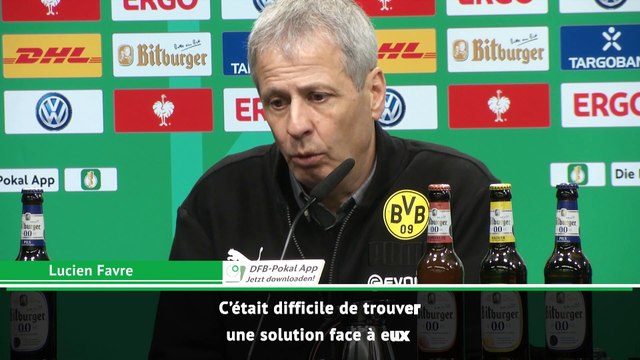 DFB-Pokal - Favre : Le 3-3 ne doit jamais arriver