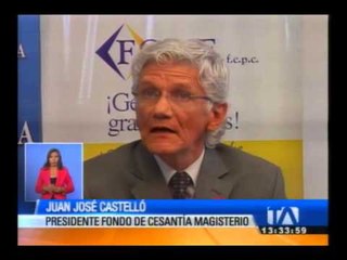 Fondo de cesantía del magisterio presentará propuesta al Ejecutivo