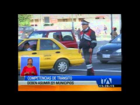 221 municipios deben asumir las competencias de tránsito hasta mayo de 2015