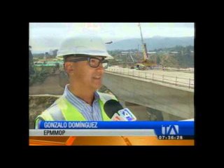 El puente sobre el Río Chiche tiene un avance del 90,14%