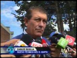 Carlos Sevilla quiere jugadores de la cantera para Deportivo Quito