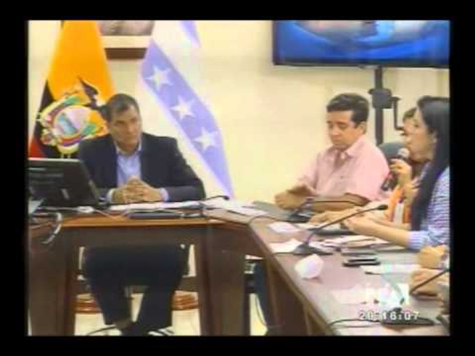 Correa se refirió a los sismos continuos registrados en Quito
