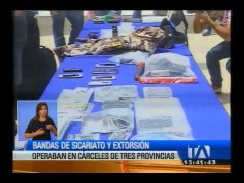 Desarticulan banda dedicada al sicariato y extorsión en casas