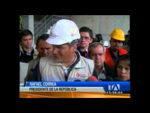 Correa retiraría aporte económico si se cambia la ruta del tranvía de Cuenca