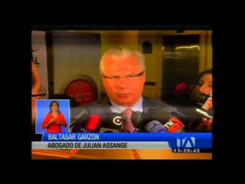 Baltasar Garzón se pronuncia sobre las declaraciones de Julian Assange